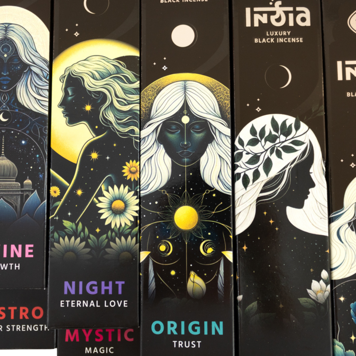 Pack Sahumerios India Black