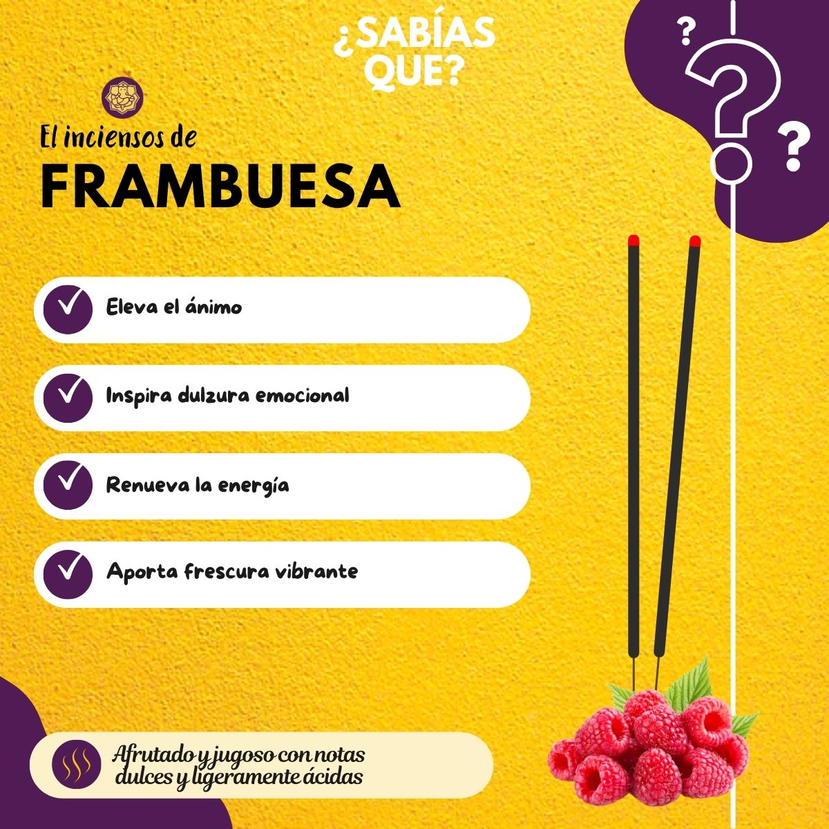 Incienso Frambuesa