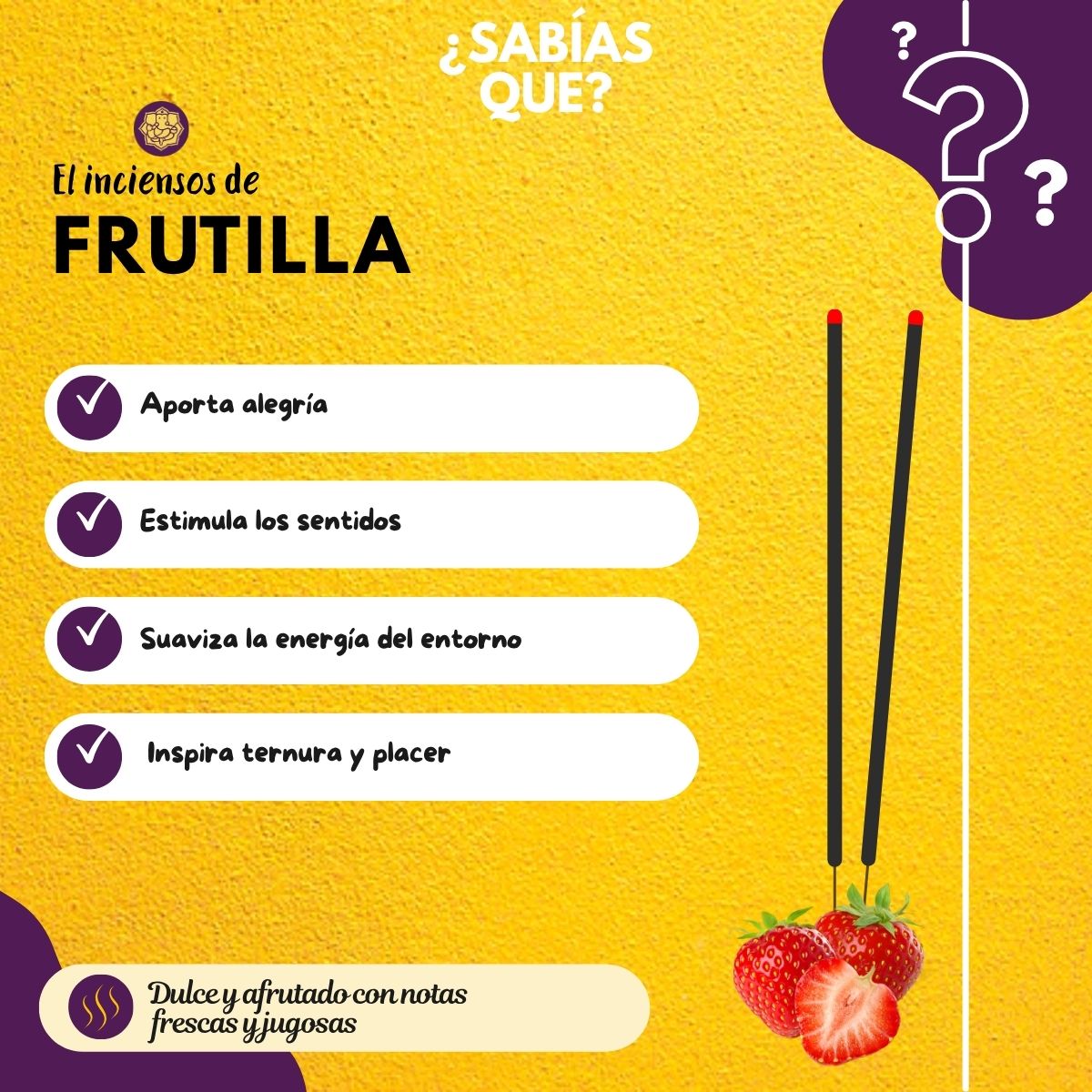 Incienso Jumbo Yatra Frutilla