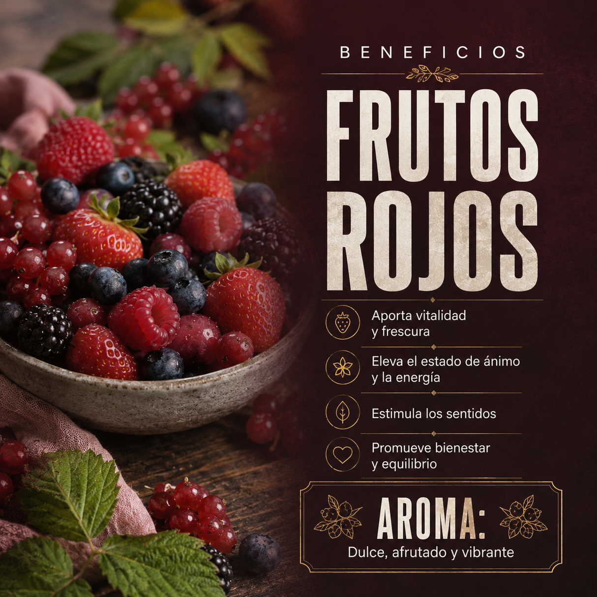 Esfera Magica Frutos Rojos