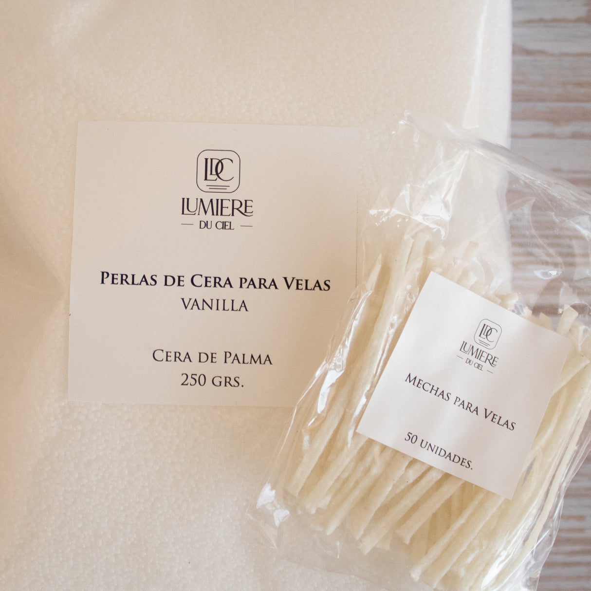 Vela de Arena Perlada Vainilla 250gr