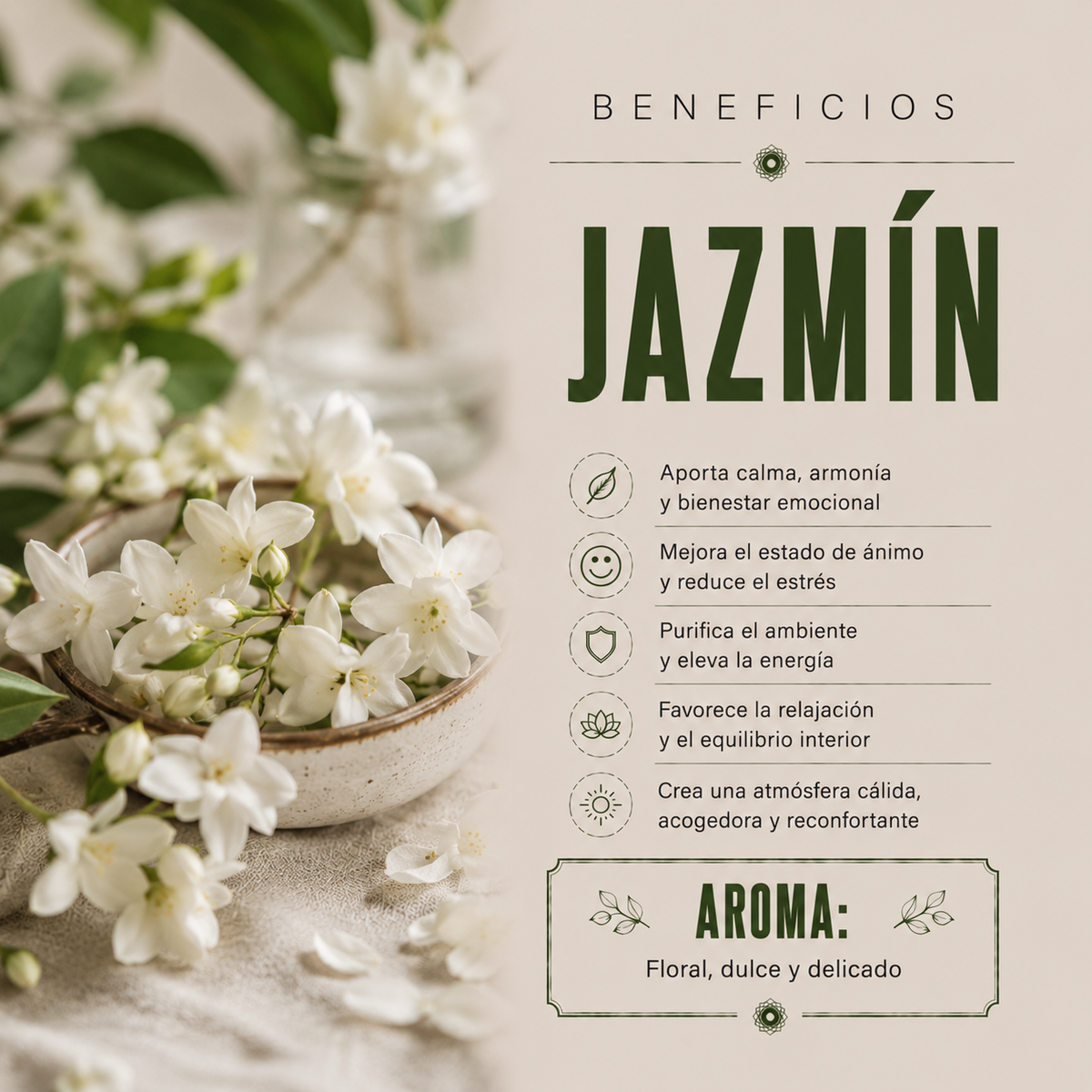 Incienso Jazmín Natural