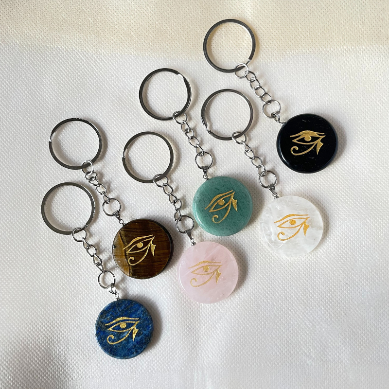 Llavero Piedra Lapislázuli - Ojo de Horus