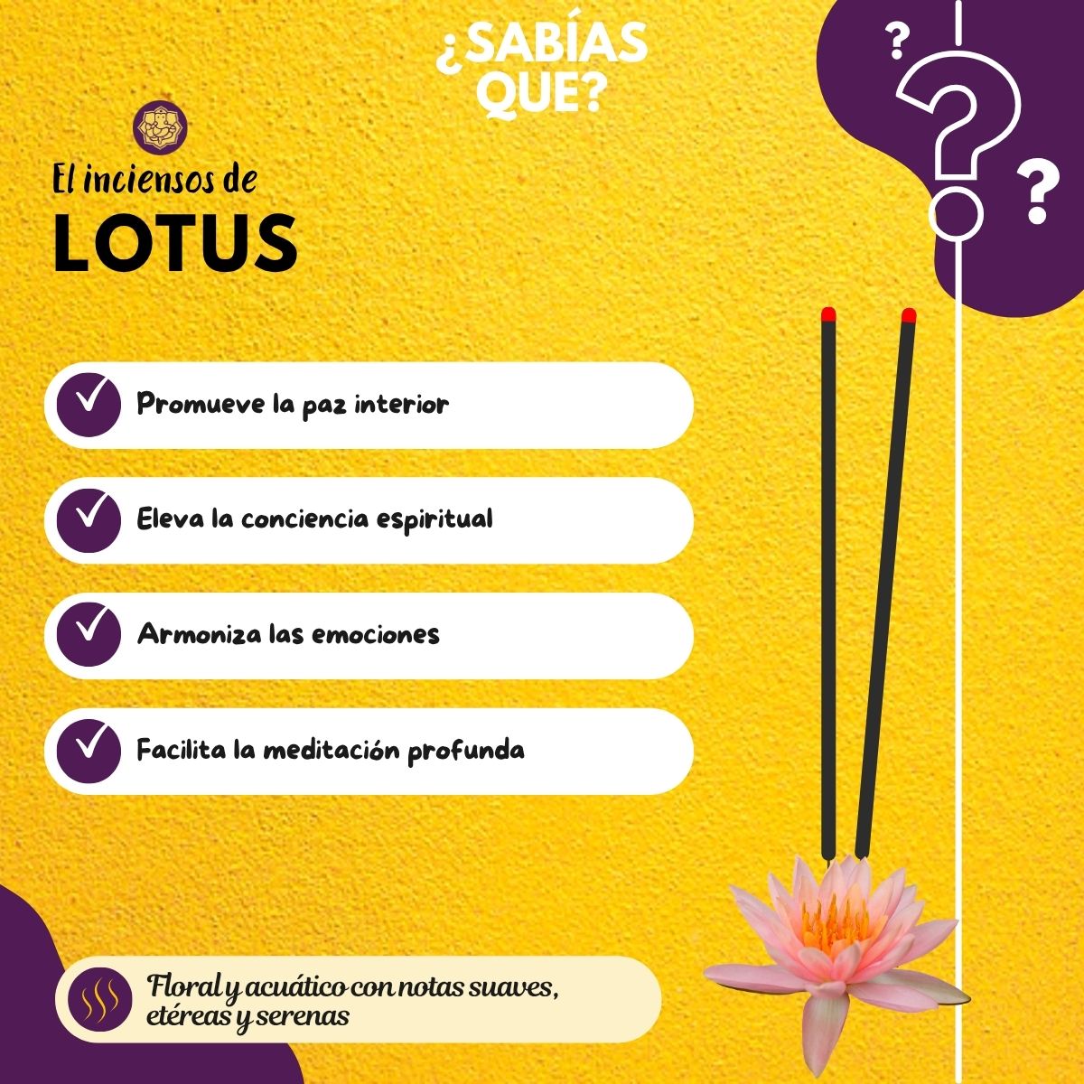Incienso en Cono Lotus