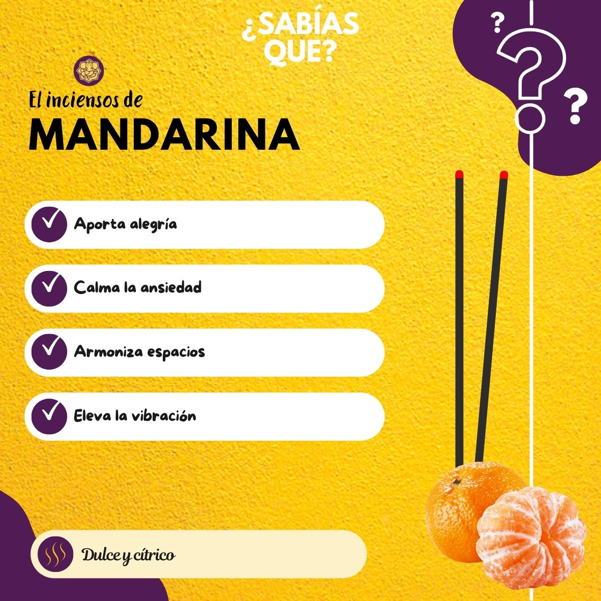 Incienso Jumbo Mandarina