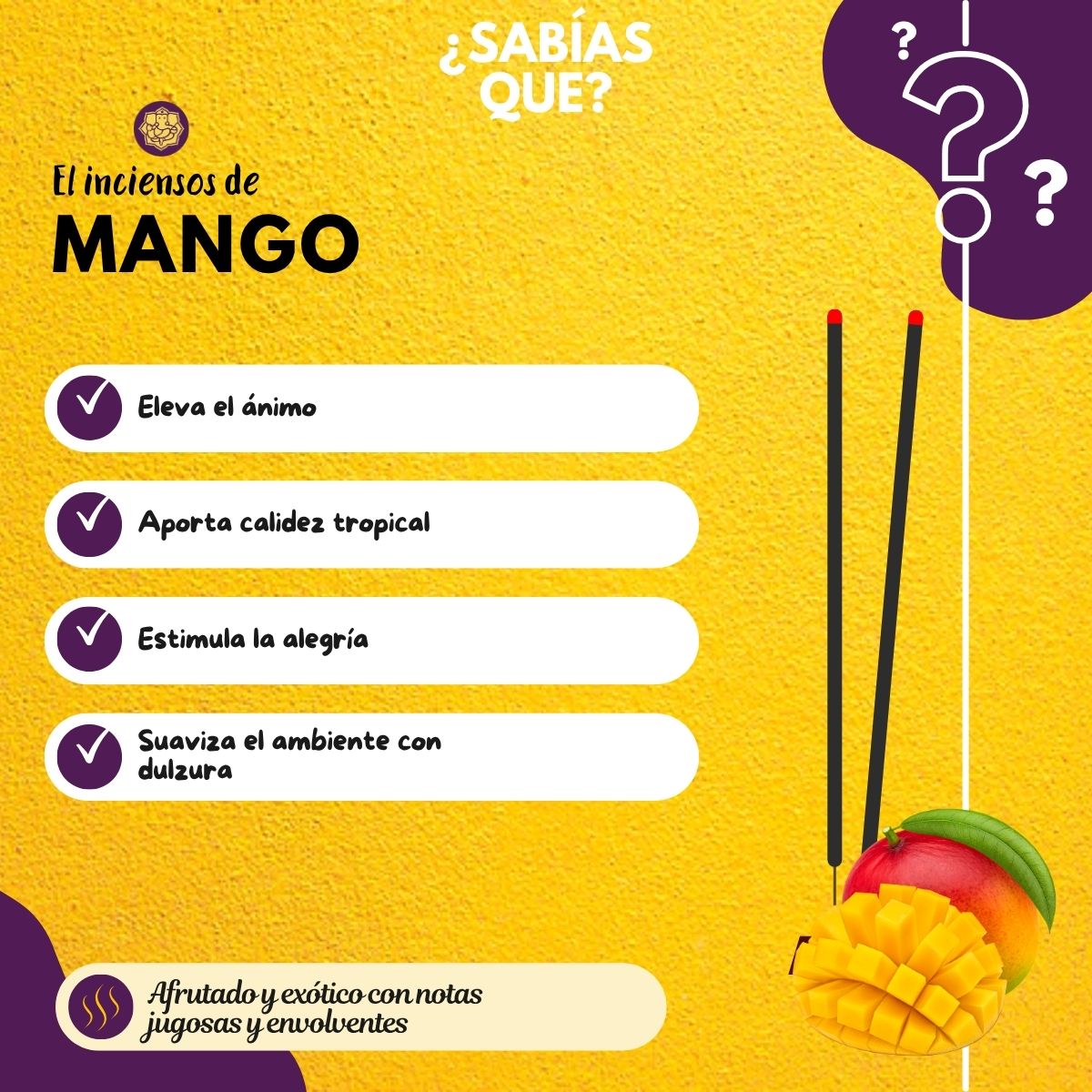 Incienso Jumbo Yatra Mango