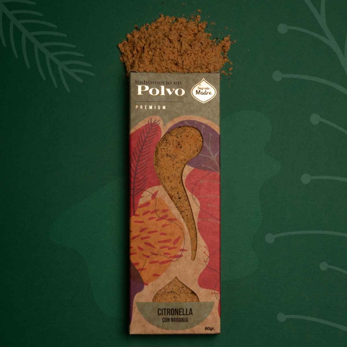 Sahumerio en Polvo Citronela y Naranja