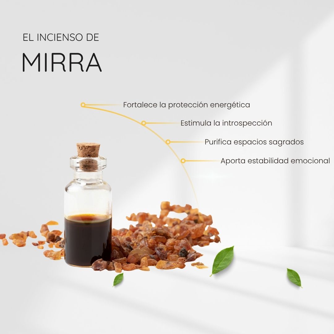 Incienso Mirra con Aventurina Verde
