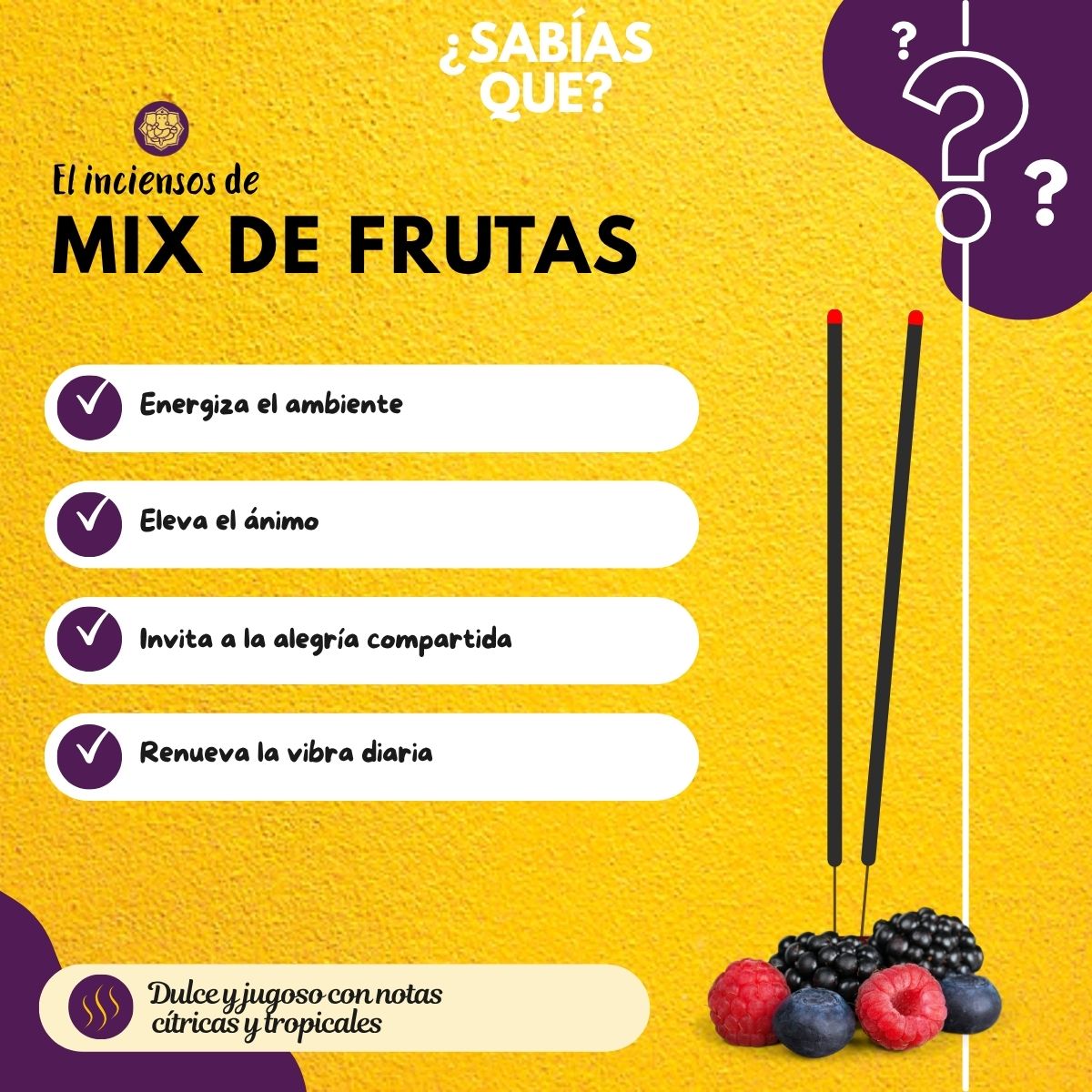Incienso Jumbo Fruit Splash