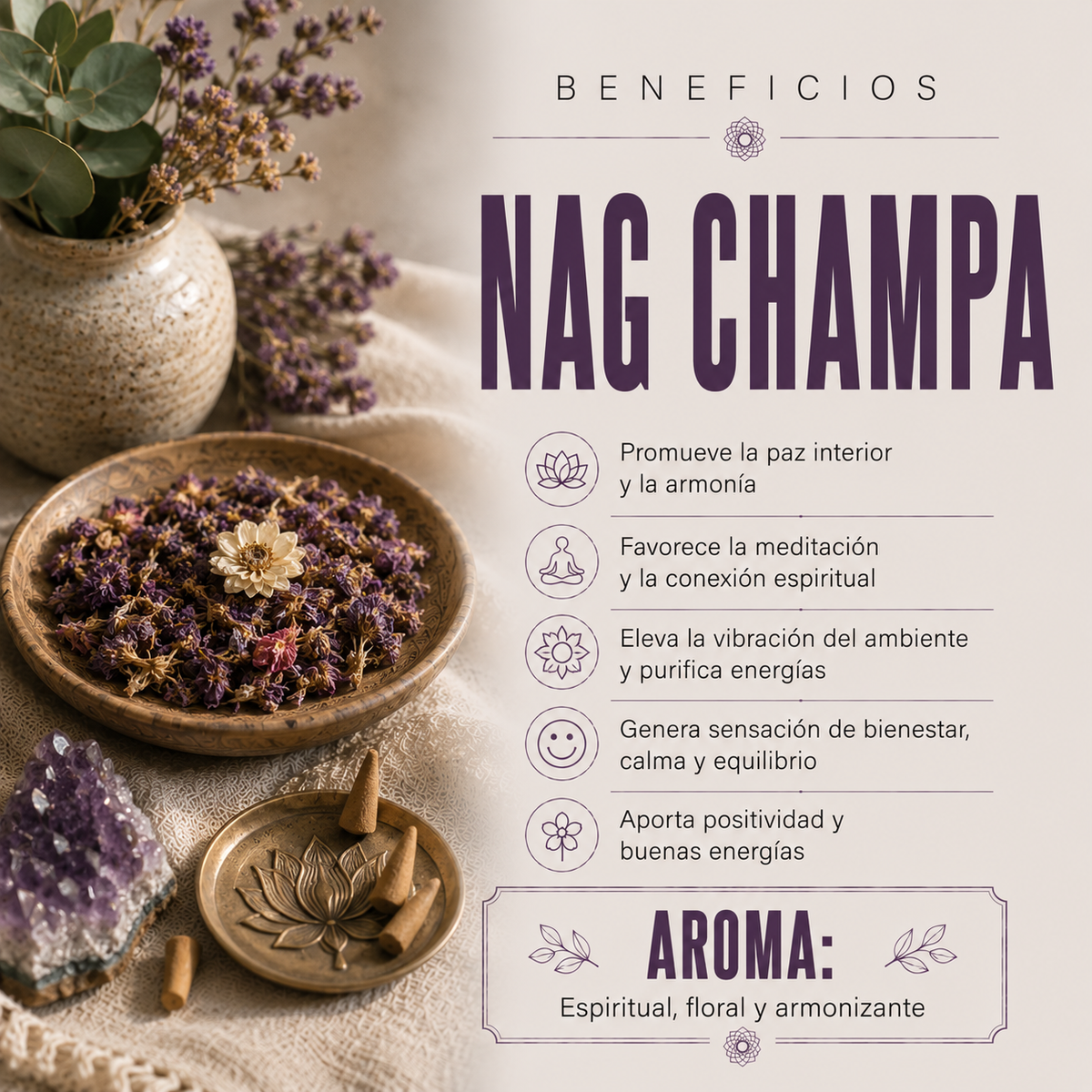 Incienso Organico Nag Champa