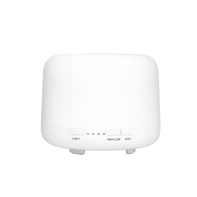 Humidificador Ultrasonico Blanco 500mL + 1 aceite de regalo