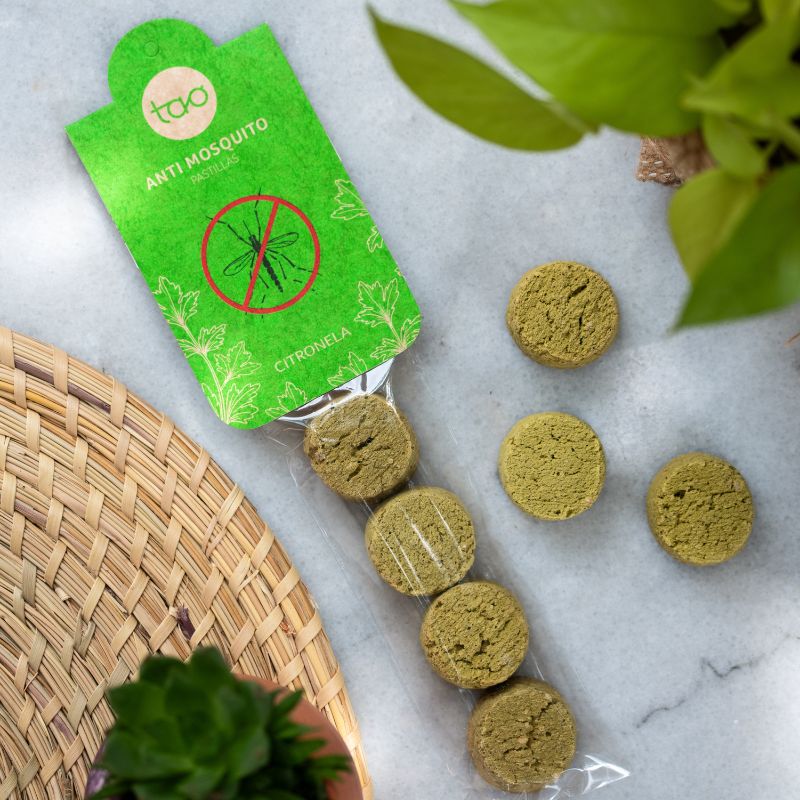 Pastillas Antimosquitos Citronella Naranja