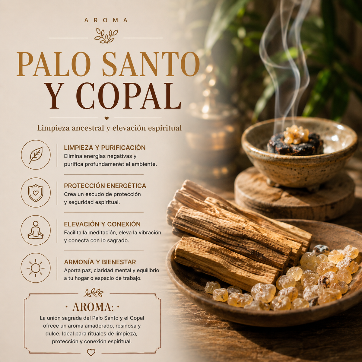 Incienso Copal Palo Santo