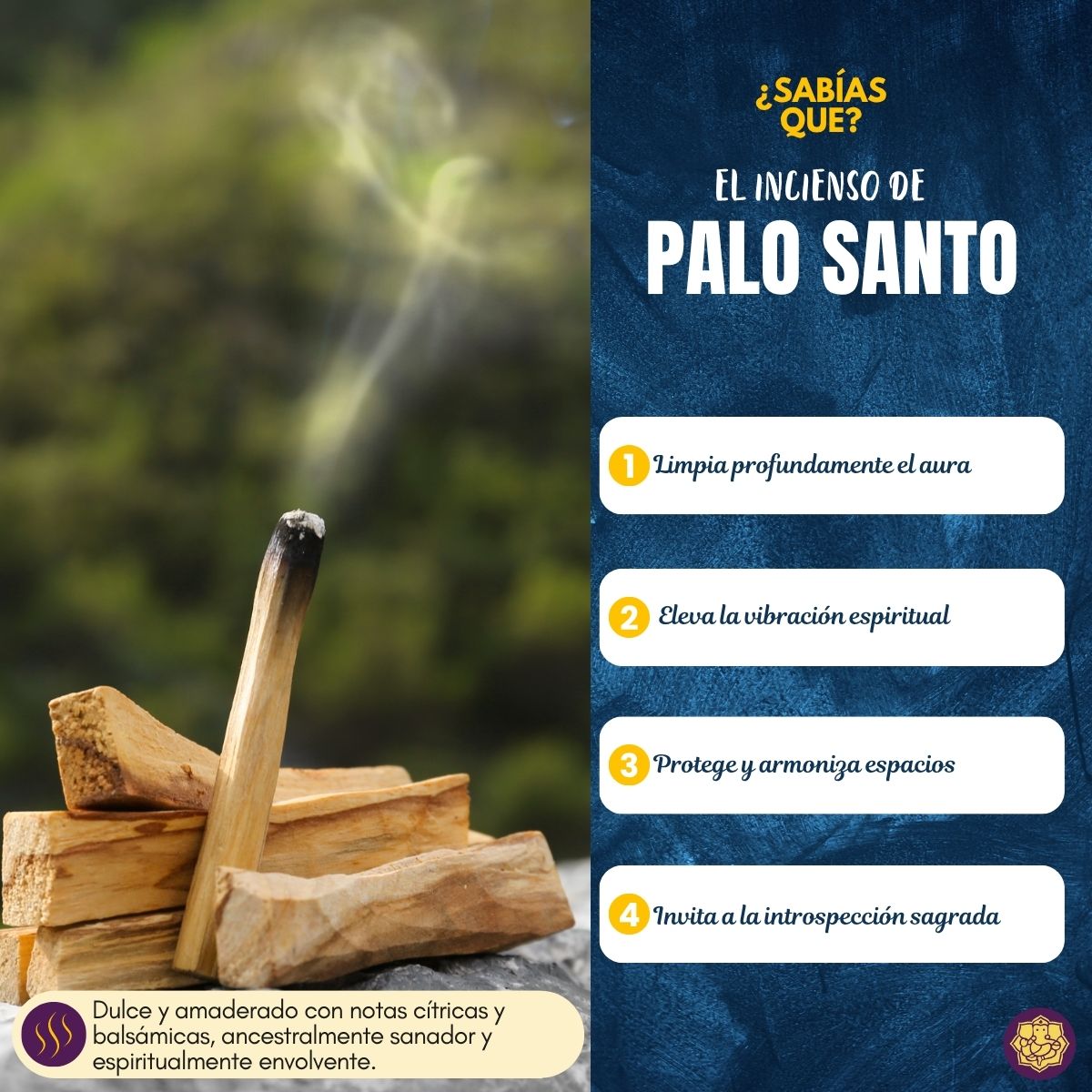 Incienso Organico Palo Santo