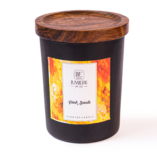 Vela Black Arenas Rosas 225gr