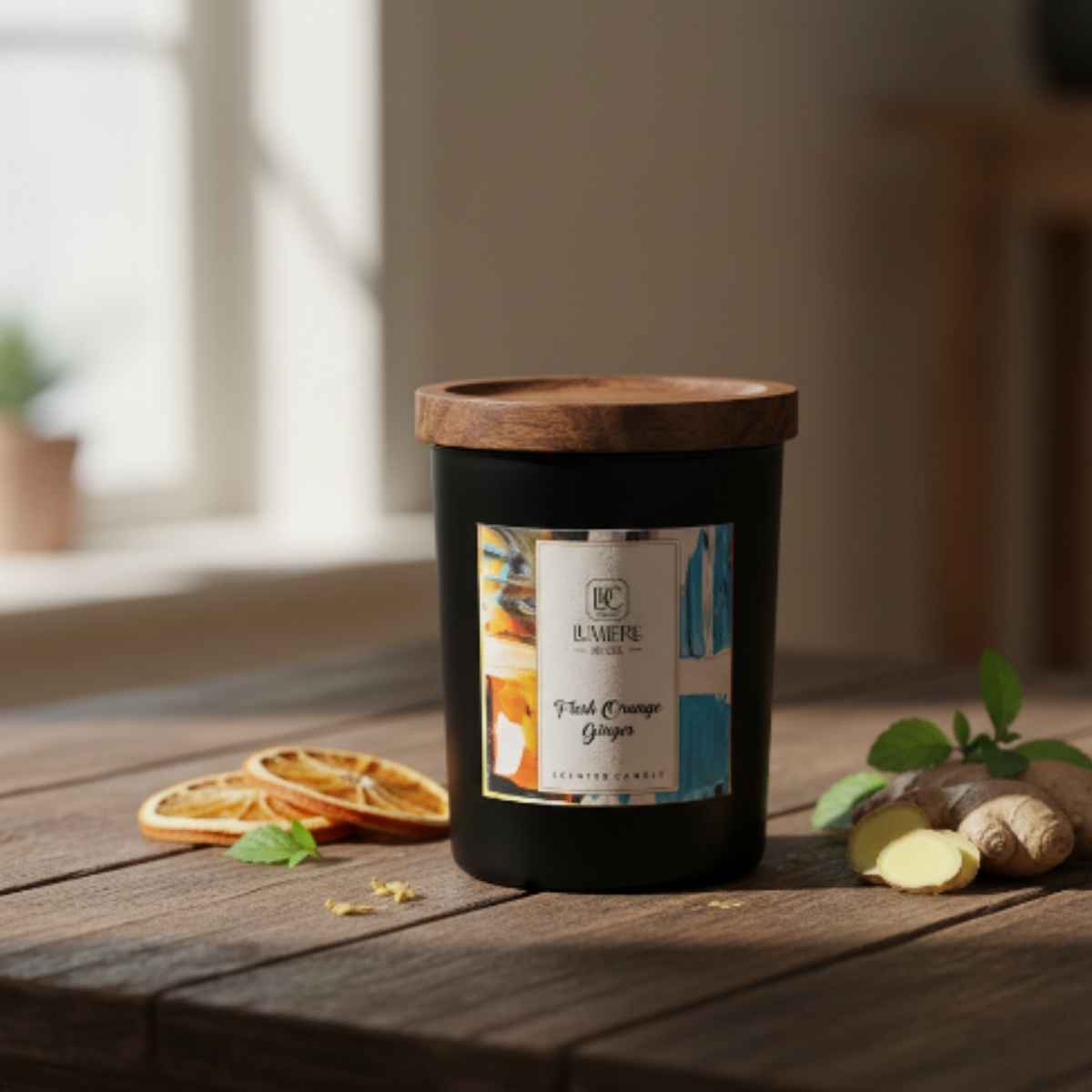 Vela Black Jengibre de Naranja 225g