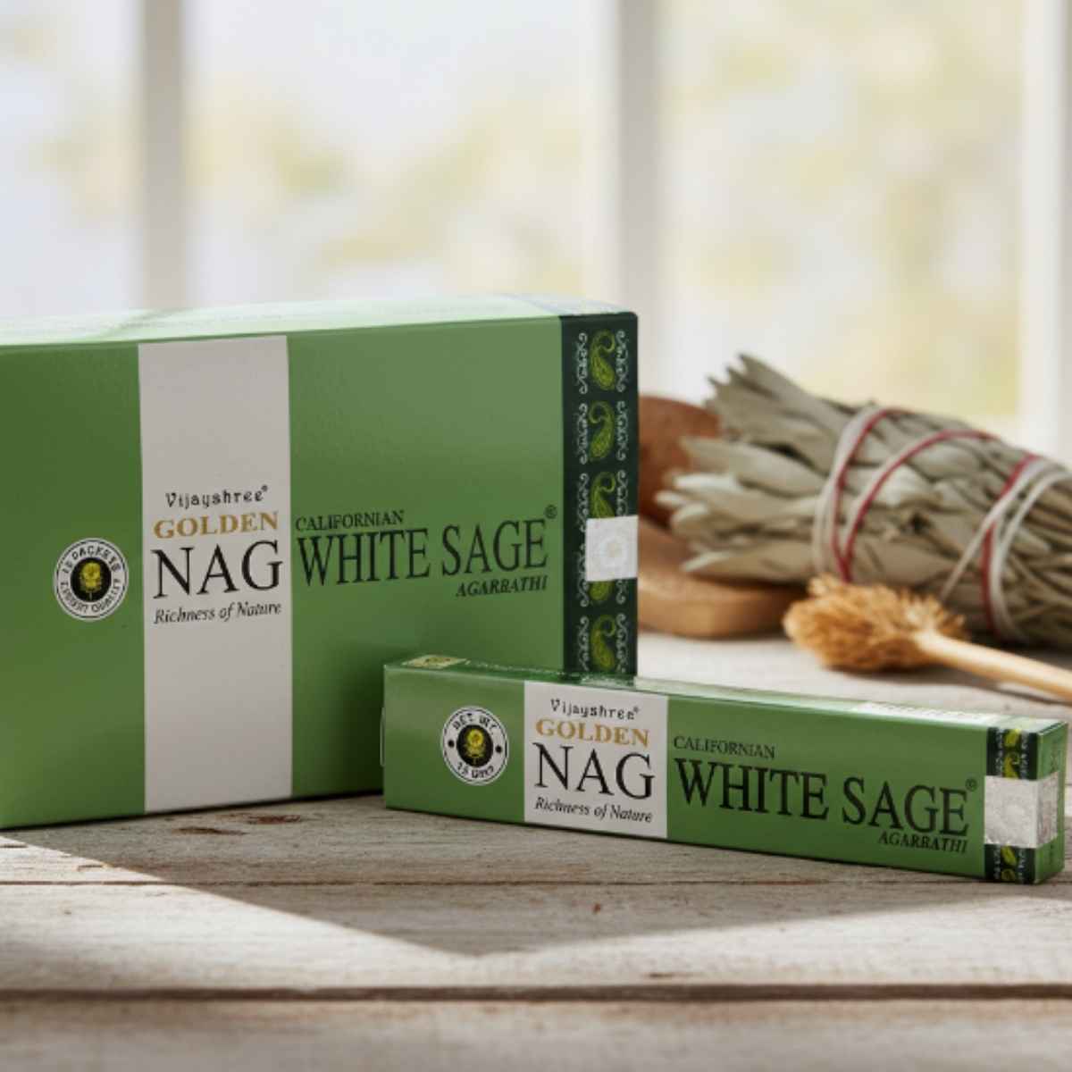 Incienso Golden Nag Salvia Blanca