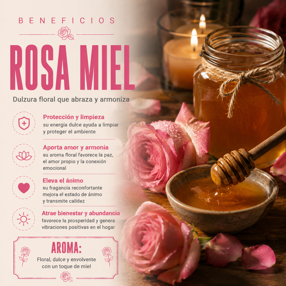 Incienso Temple Bells Rosa y Miel