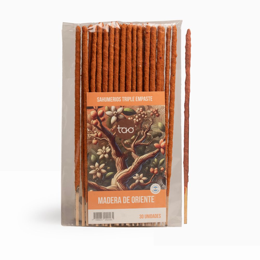 Sahumerio Triple Empaste Madera de Oriente