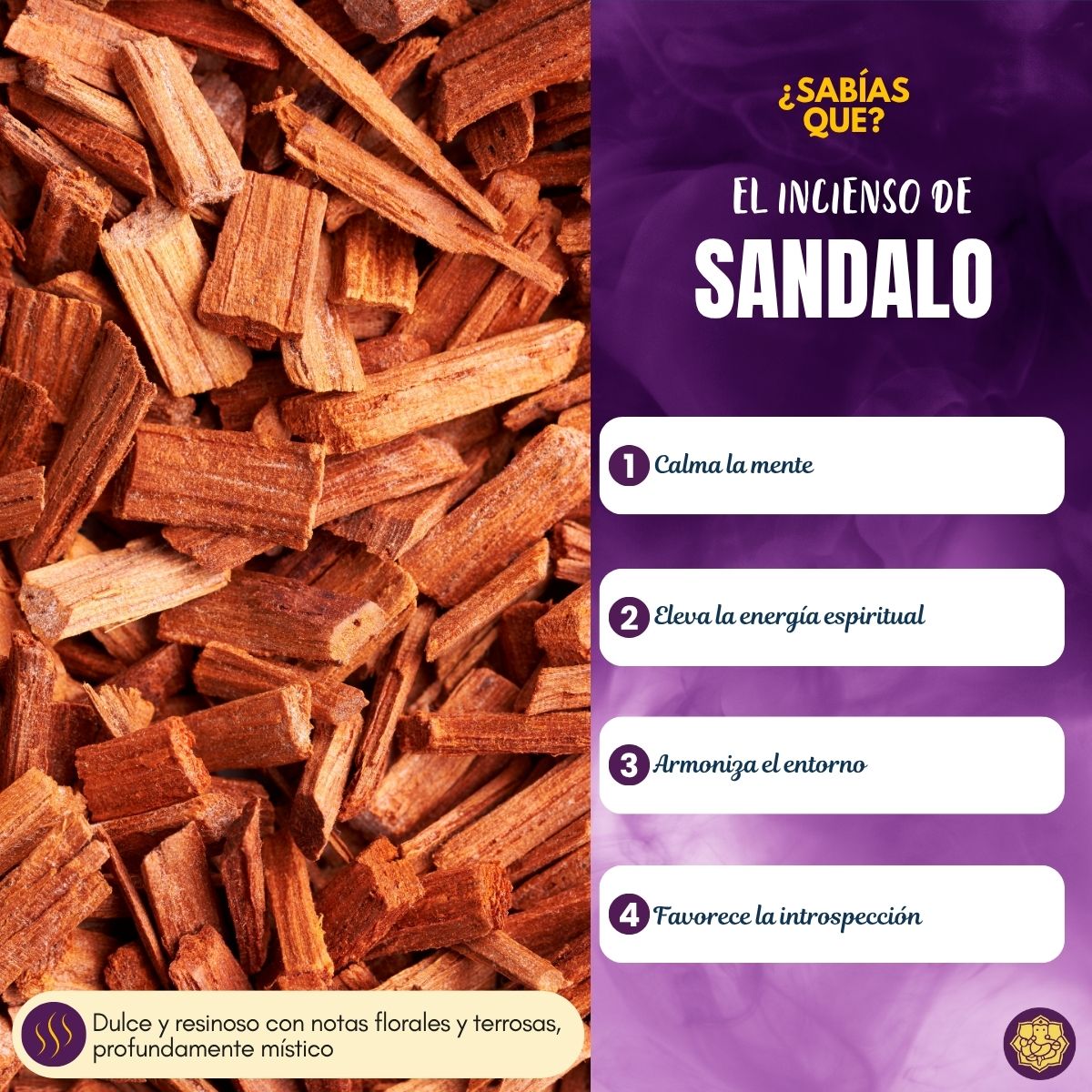 Incienso Cascada Golden Indian SandalWood 120 conos