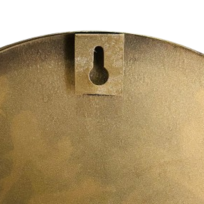 Porta Vela de Pared Flor Om Dorado