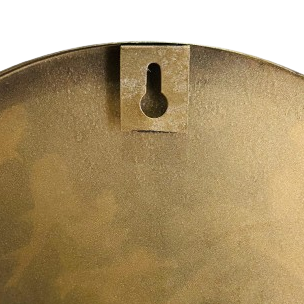 Porta Vela de Pared Flor de la Vida Dorado