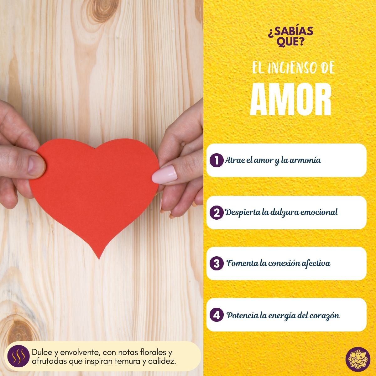 Incienso Amor Verdadero