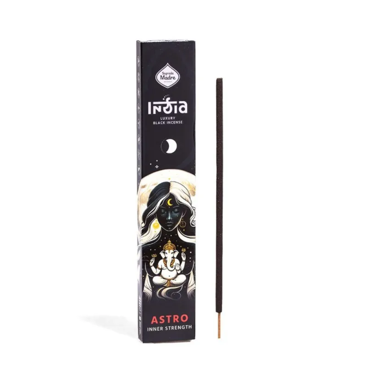Varilla Sahumerio India Black Astro