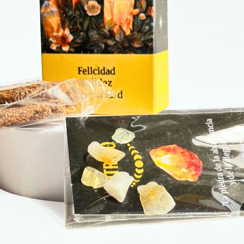 Incienso con Piedras de Citrino