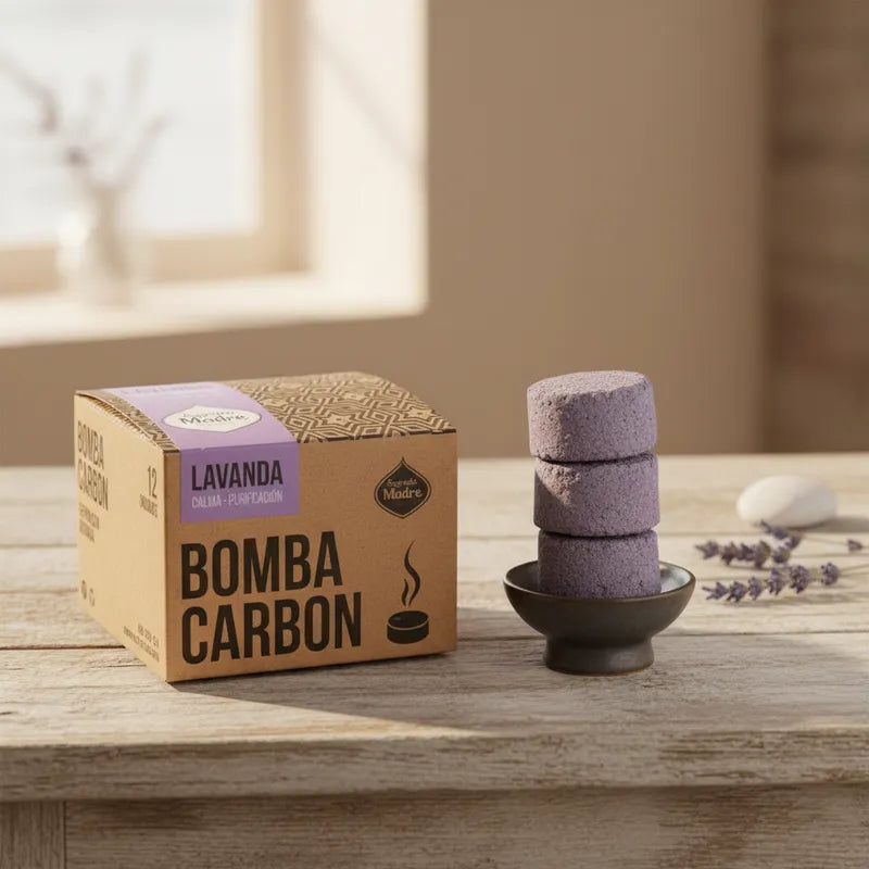Carbón Lavanda 12u