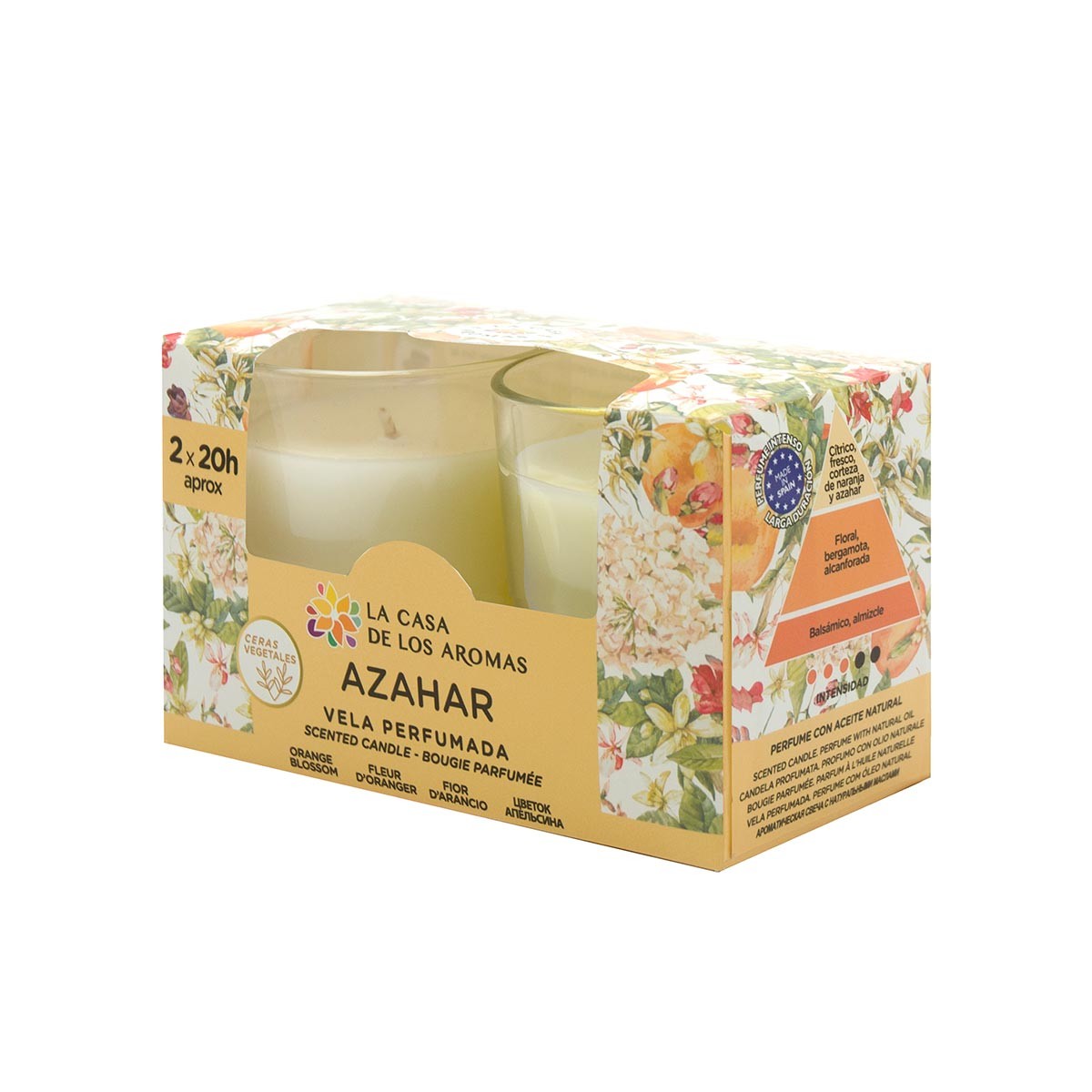 Pack 2 Velas Azahar