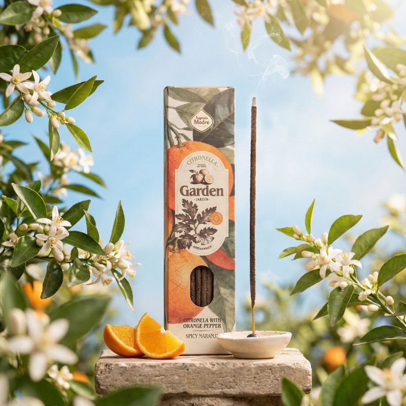 Sahumerio Garden Citronella Naranja Pimienta