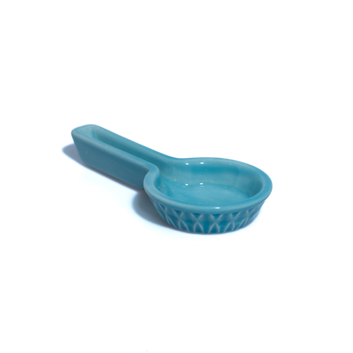 Sahumador Porta Incienso Esmaltado Celeste