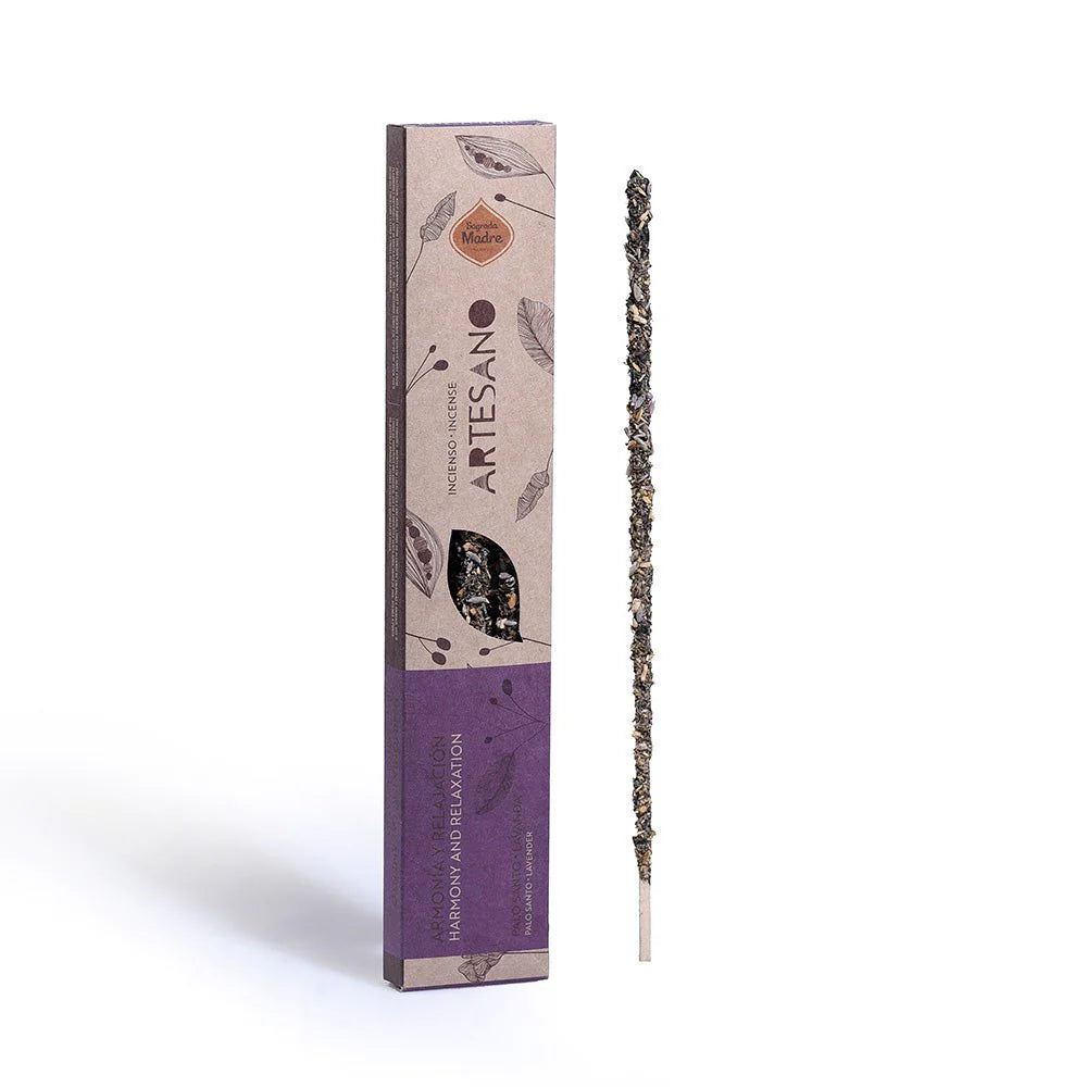 Sahumerio Artesano Palo Santo y Lavanda 5u