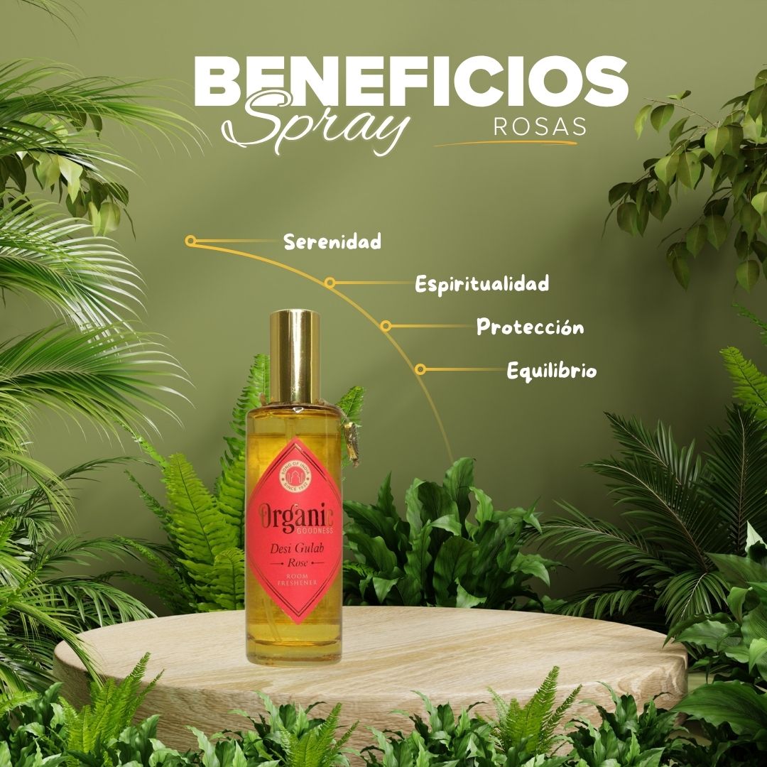 Aromatizante Spray Rosa 100mL