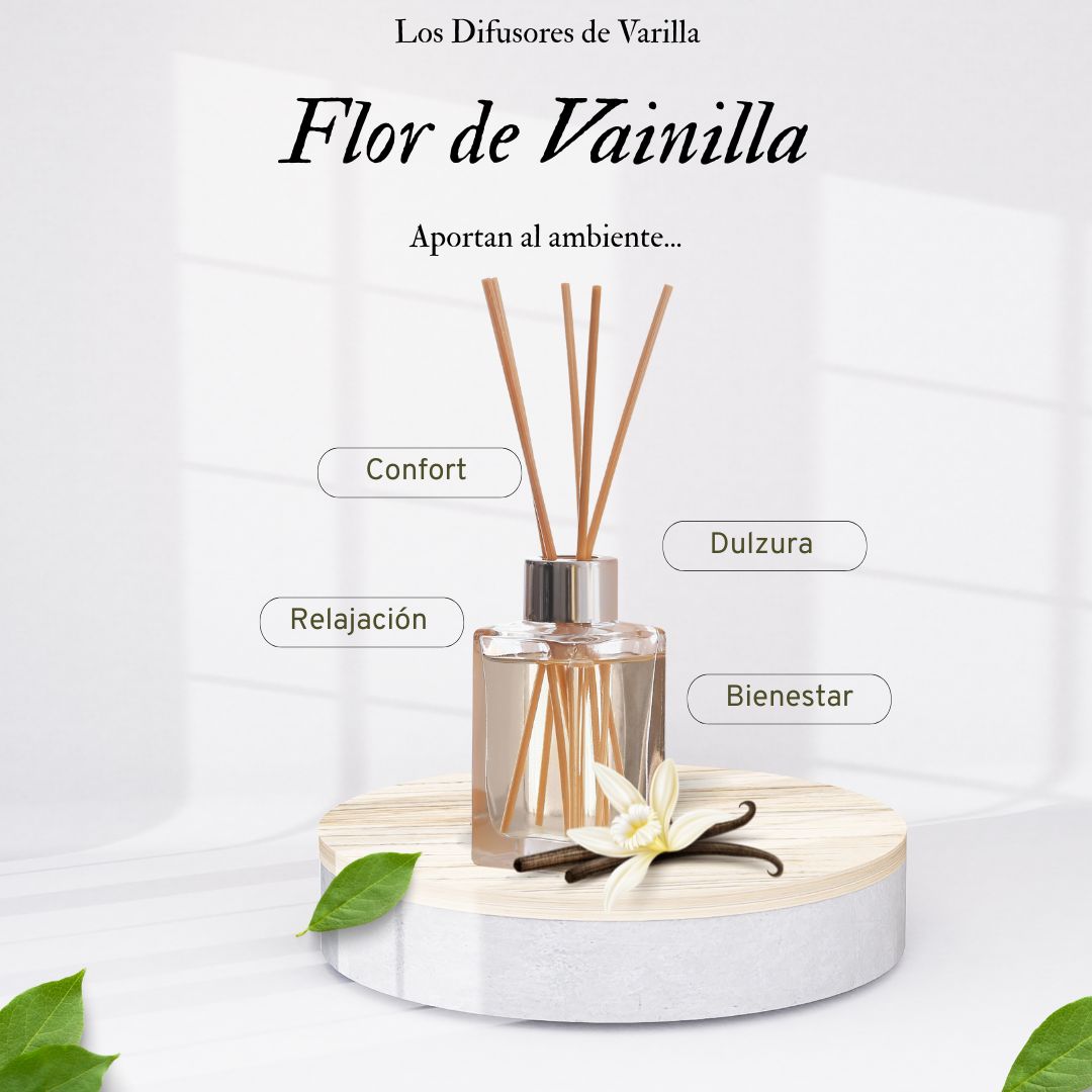 Difusor de Varilla Flor de Vainilla 95 mL