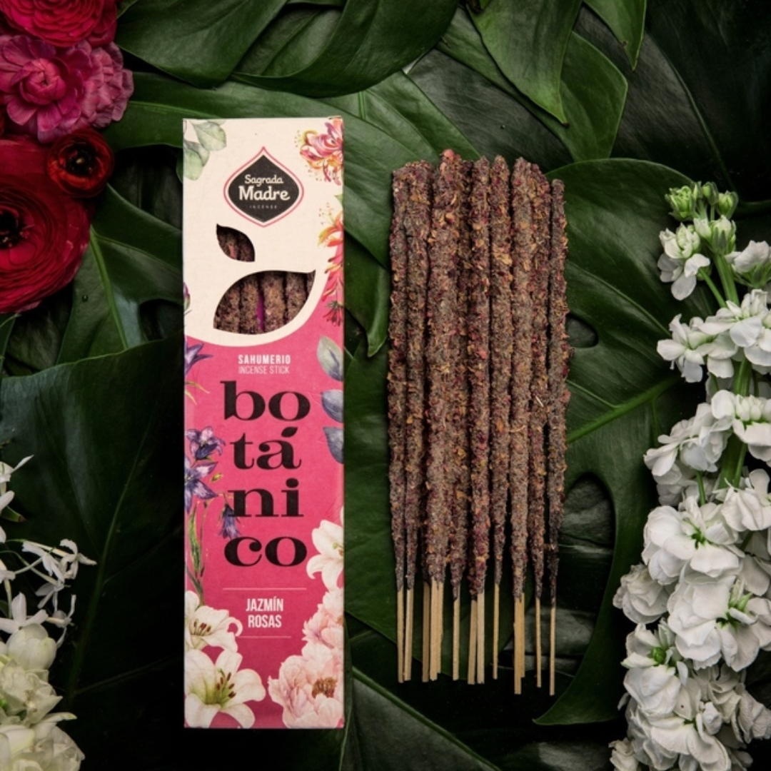 Sahumerio Botánico Jazmín y Rosas