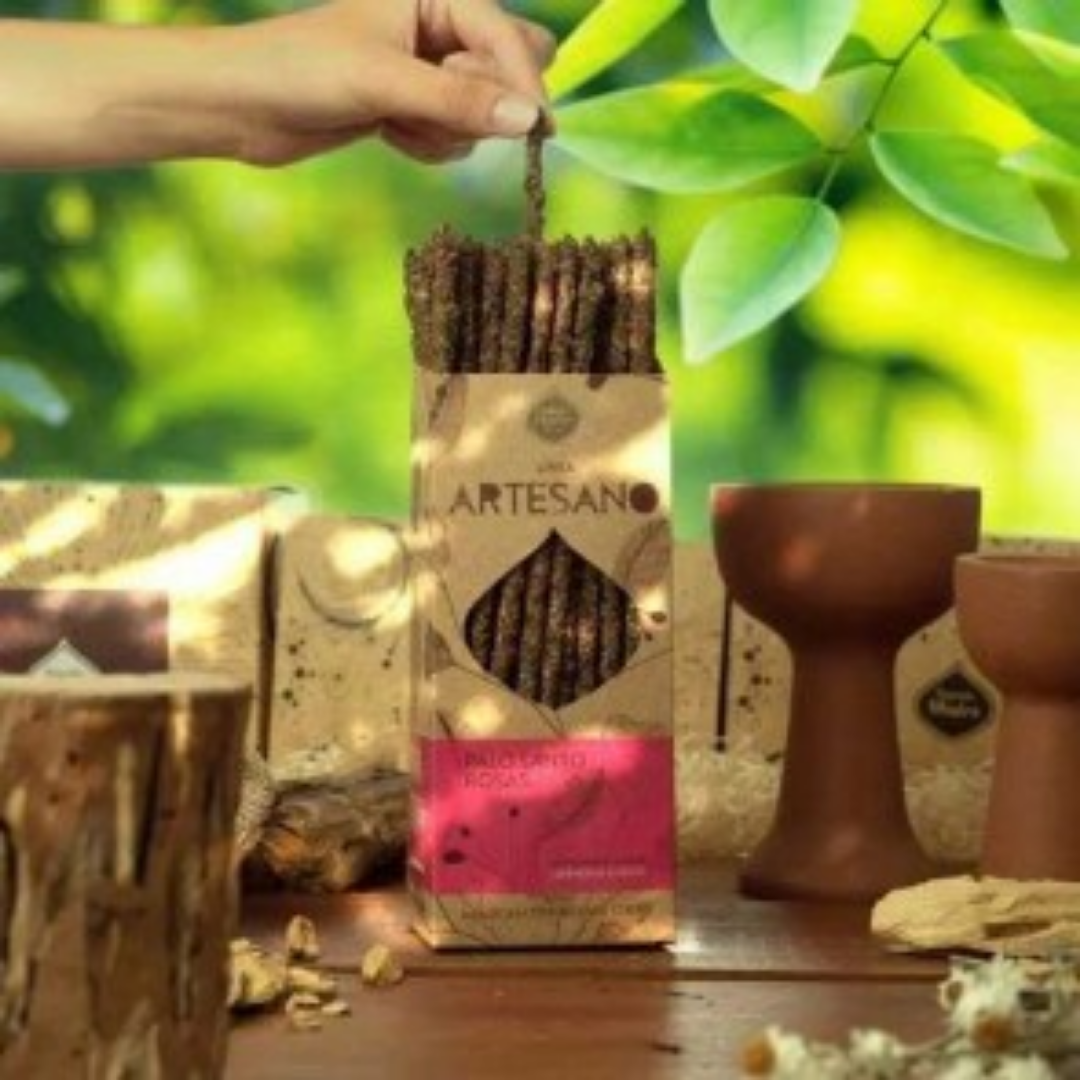 Sahumerio Artesano Palo Santo Lavanda 30u