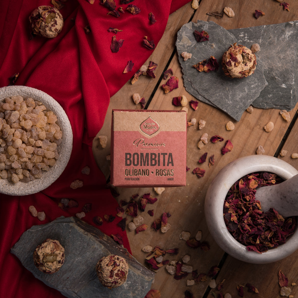 Bomba Premium Rosa & Olíbano