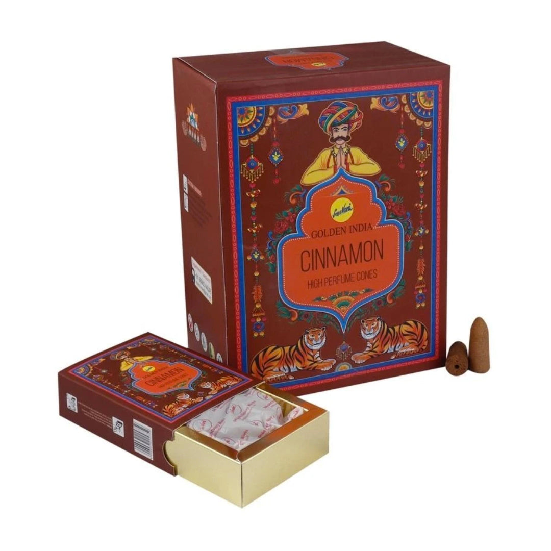Incienso Cascada Golden Indian Canela 120 conos