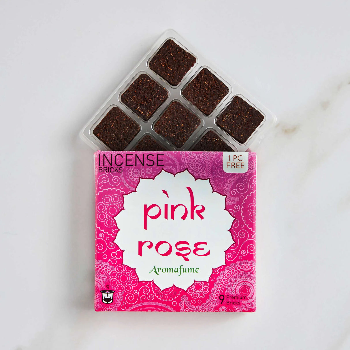 Ladrillos de Incienso Rosa Rosada