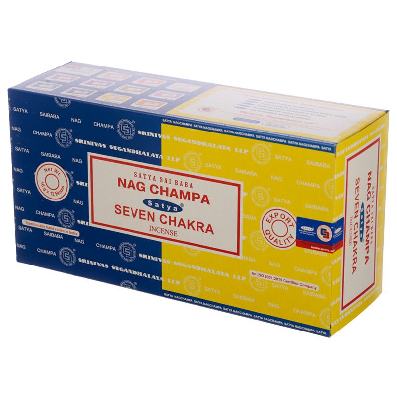 Incienso Duo Nag Champa y Siete Chakra