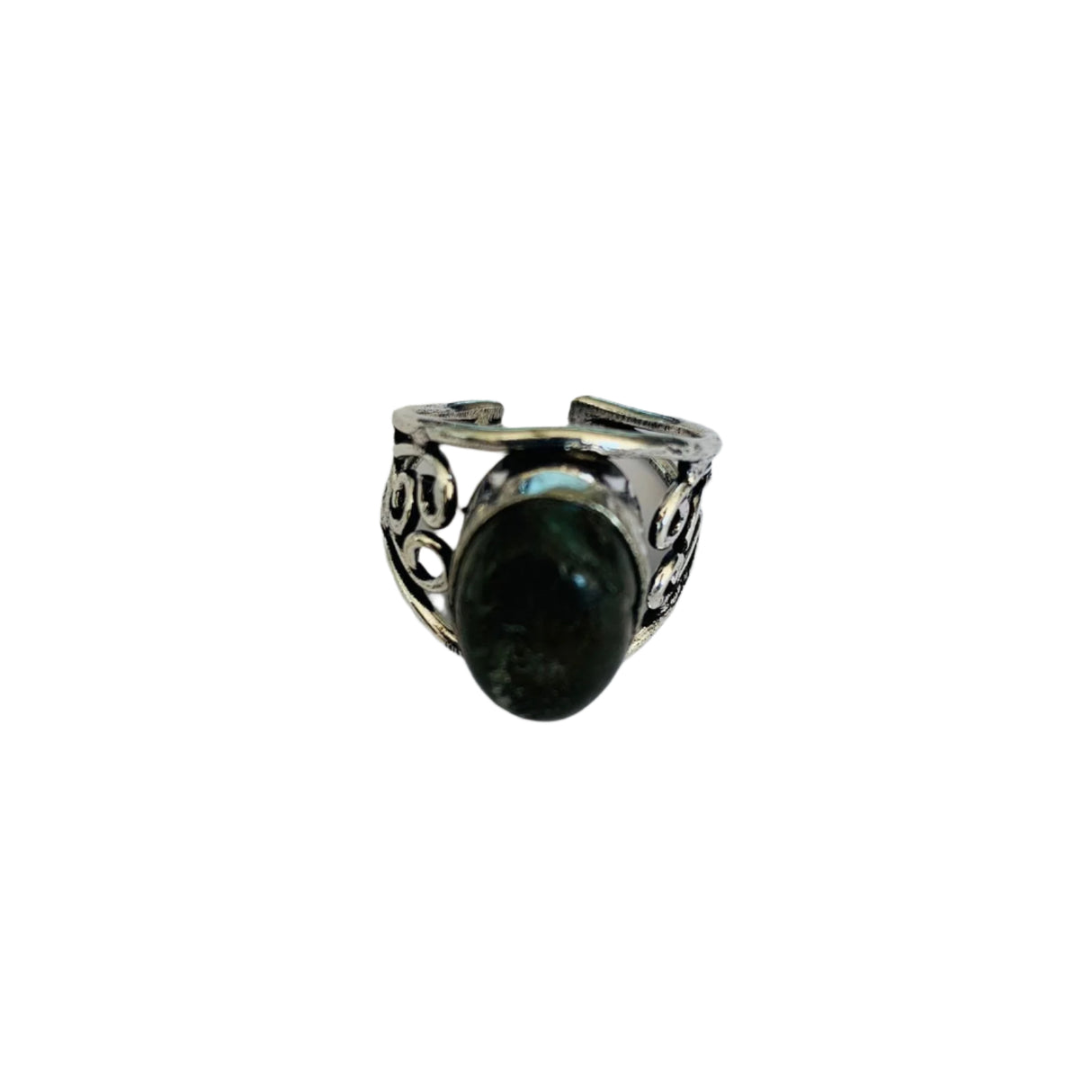 Anillo Corona Labradorita
