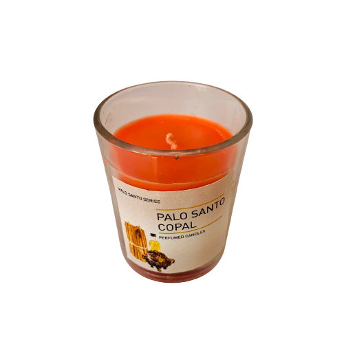 Vela en Vaso Palo Santo Copal