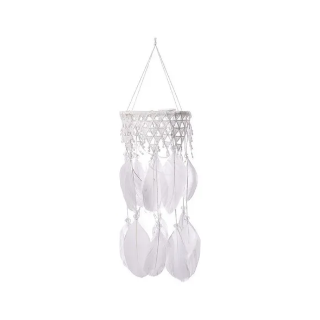 Atrapasueños Pluma Blanca