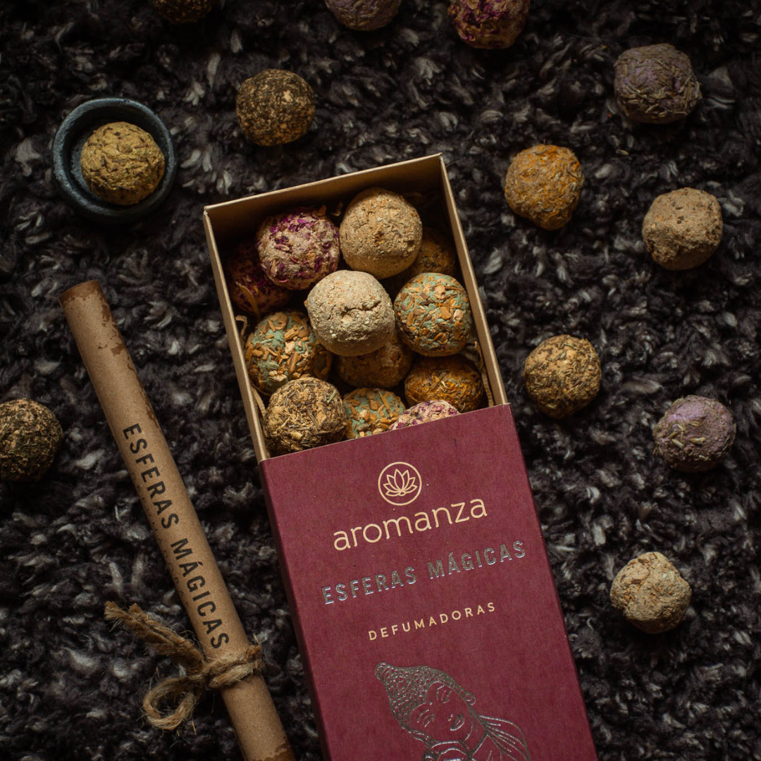 Kit Sahumerio Esferas Mágicas