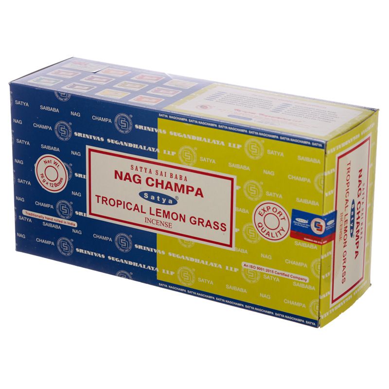 Incienso Duo Nag Champa y Tropical Lemongrass