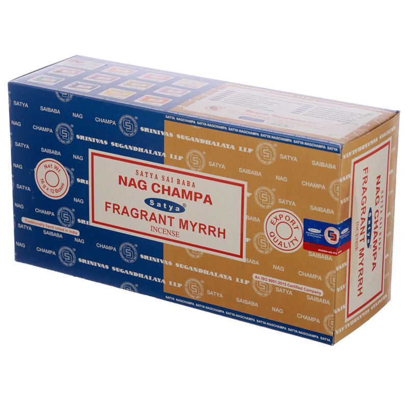 Incienso Duo Nag Champa y Fragrant Mirra