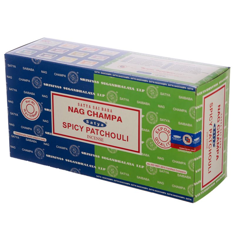Incienso Duo Nag Champa y Spicy Patchouli
