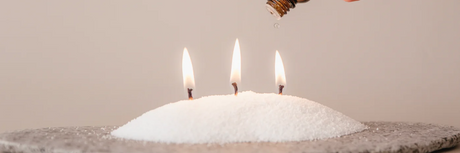Velas de Arena Perlada: Magia y Armonía en tu Espacio